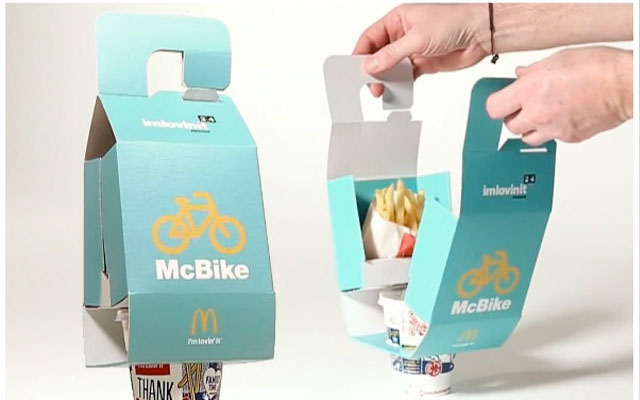 McBike: McDonald's Cria Takeaway especial para Ciclistas