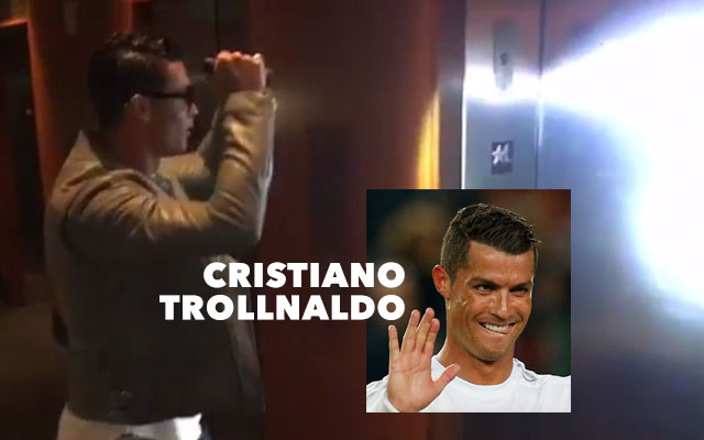 Cristiano Ronaldo Finge ser Polícia para Assustar Amigos