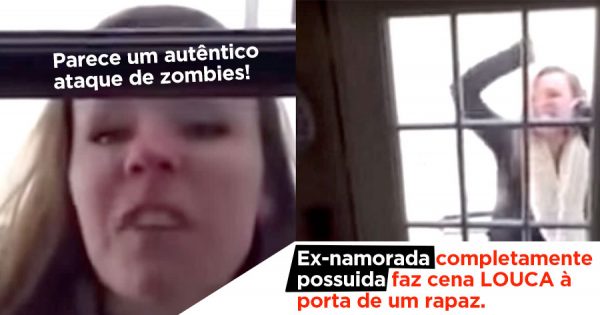 Ex-namorada Possuída faz Cena ASSUSTADORA à Porta de um Gajo