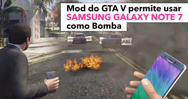 Já é Possível Usar SAMSUNG NOTE 7 como Bomba no GTA V