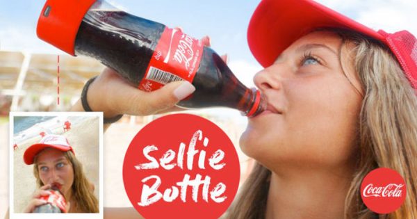 COCA COLA lança garrafa que tira selfies!