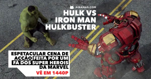 Hulk vs Iron man Hulkbuster: Combate épico feito por um fã!